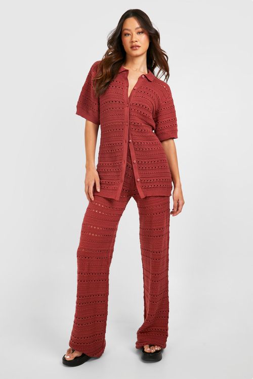 Womens Tall Knitted Shirt And...