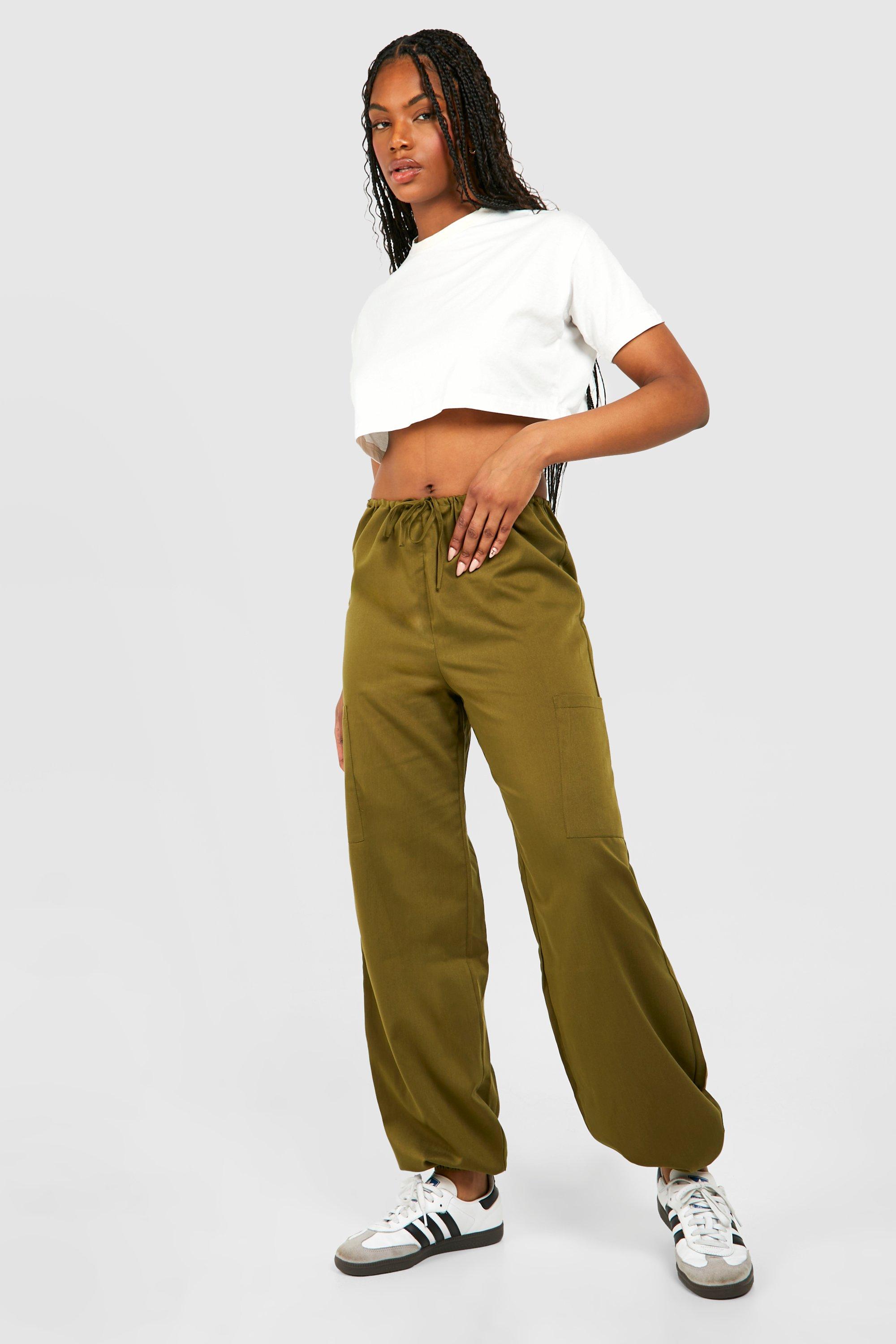 Tall Woven Cargo Trousers | boohoo