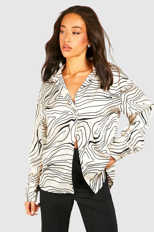 Womens Abstract Printed...