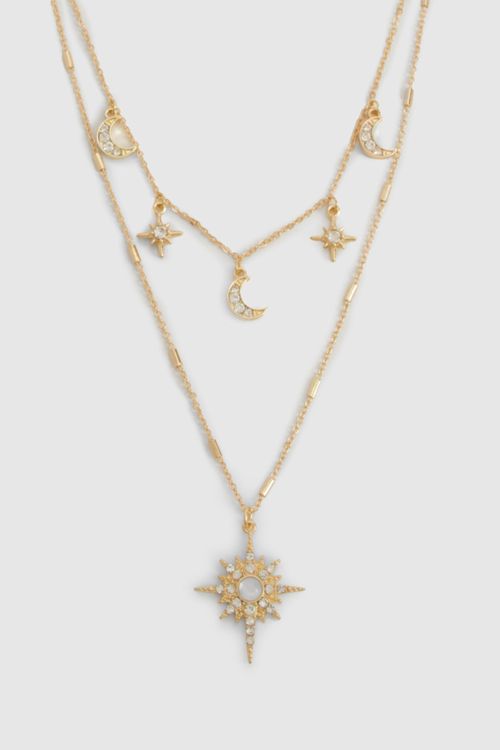 Womens Celestial Double Chain...