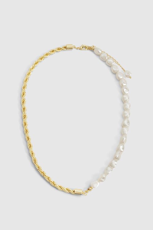 Womens Pearl Twist Chain...