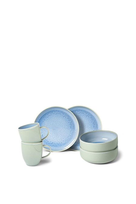 Crafted Blueberry Set of 4 Breakfast Set