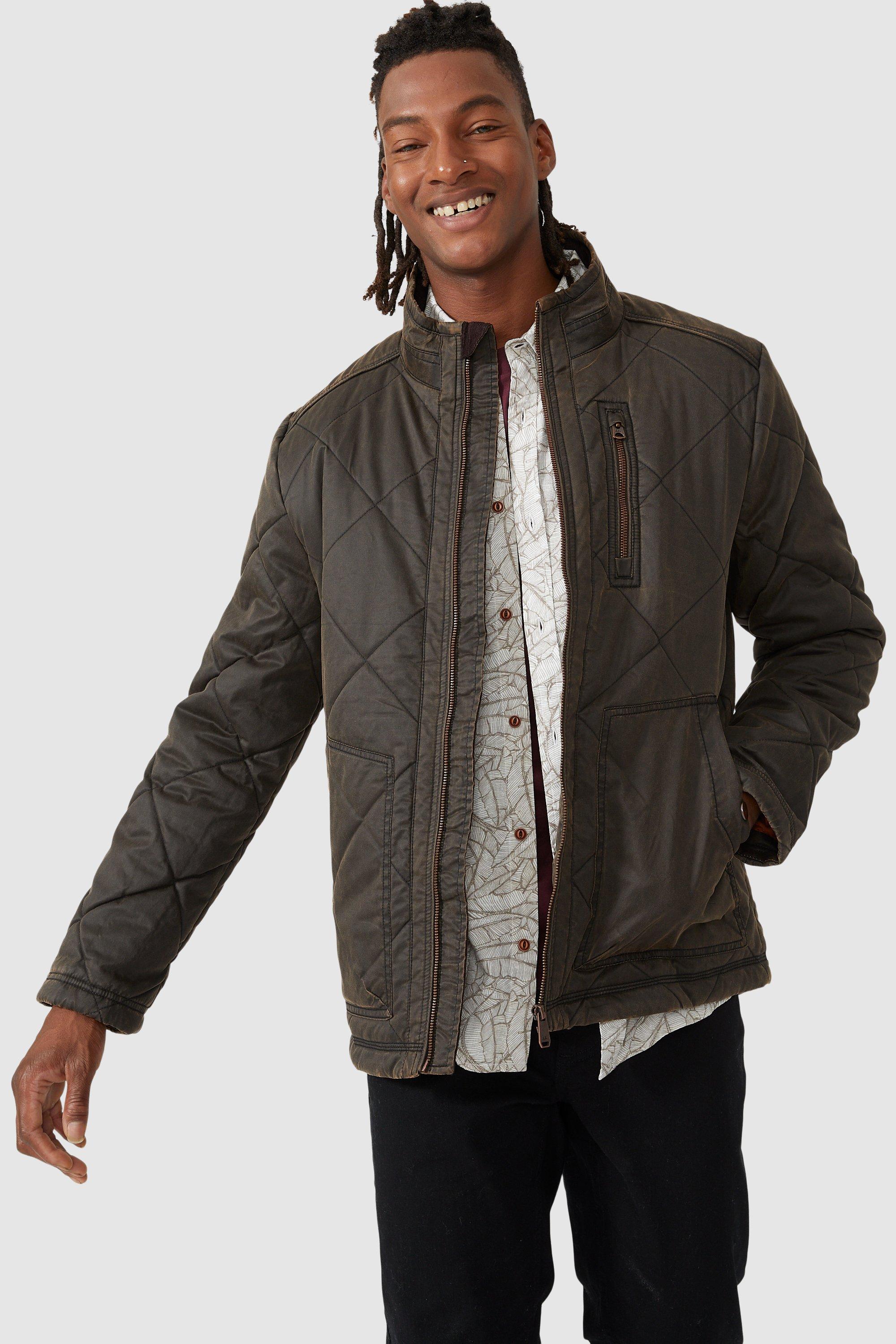 blue barbour wax jacket mens