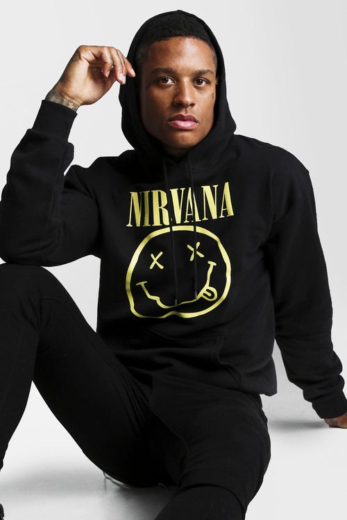 Mens Black Nirvana License...