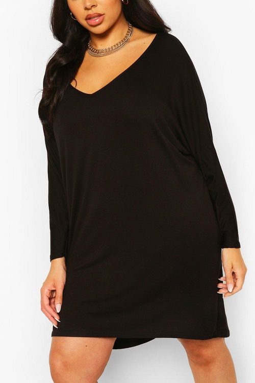 Womens Plus Long Sleeve Basic...