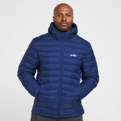 Peter Storm Men's Loch Down Hooded Jacket - Blue, Blue, £70.00