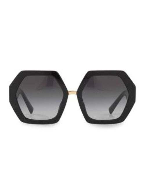 57MM Geometric Sunglasses