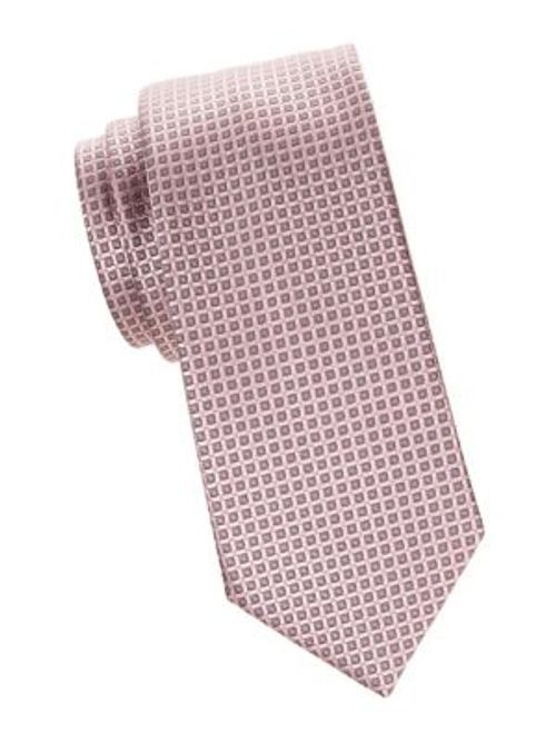 Grid Flannel Silk Tie