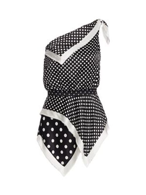 Luff Polka Dot Asymmetric...