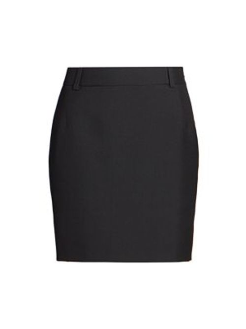 Fitted Wool-Blend Mini Skirt