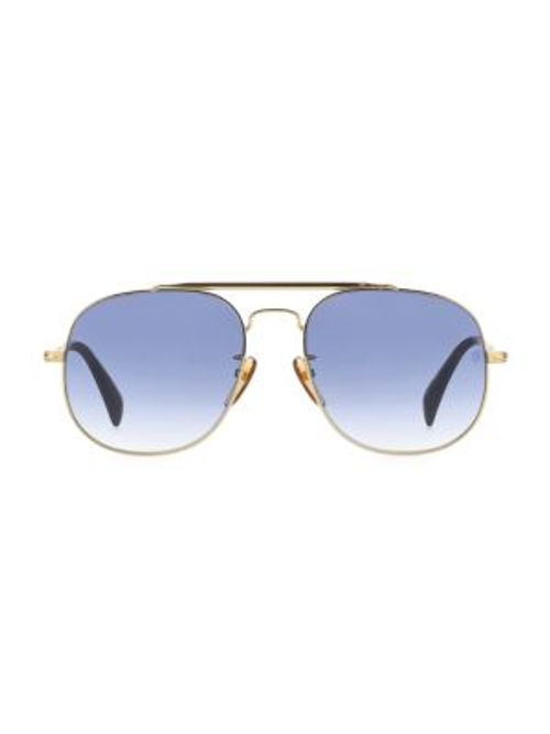 61MM Metal Aviator Sunglasses