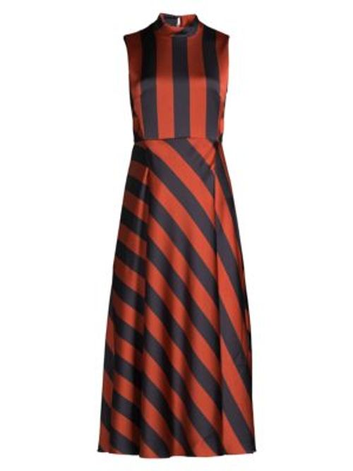 Daltina Striped Midi Dress