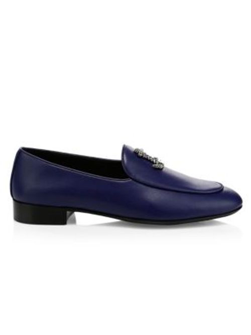 Liberty Anchor Leather Loafers