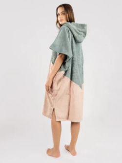 All-In Organic V Surf Poncho pink