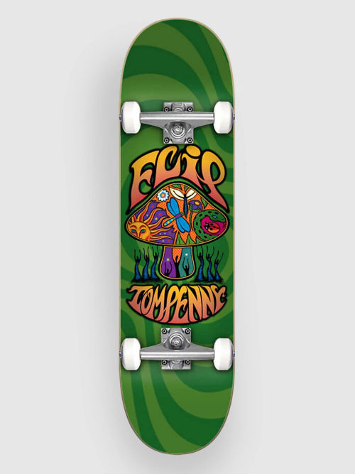 Flip Penny Love Shroom Green 8.0"X31.85" Skateboard uni