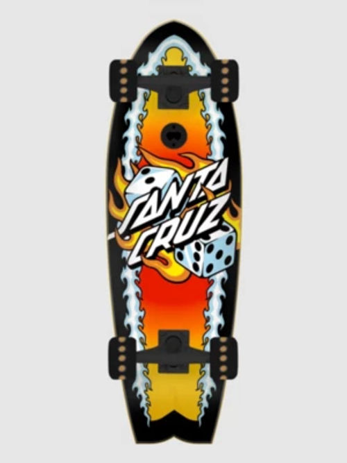 Santa Cruz Flaming Dice Dot...