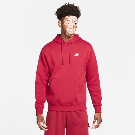 Nike Sportswear Club Fleece Pullover Hoodie - Red