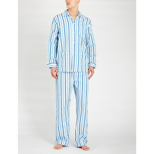 Cotton striped pyjama set