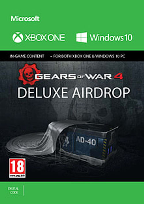 Download Xbox Gears of War 4 Deluxe Airdrop Xbox One Digital Code