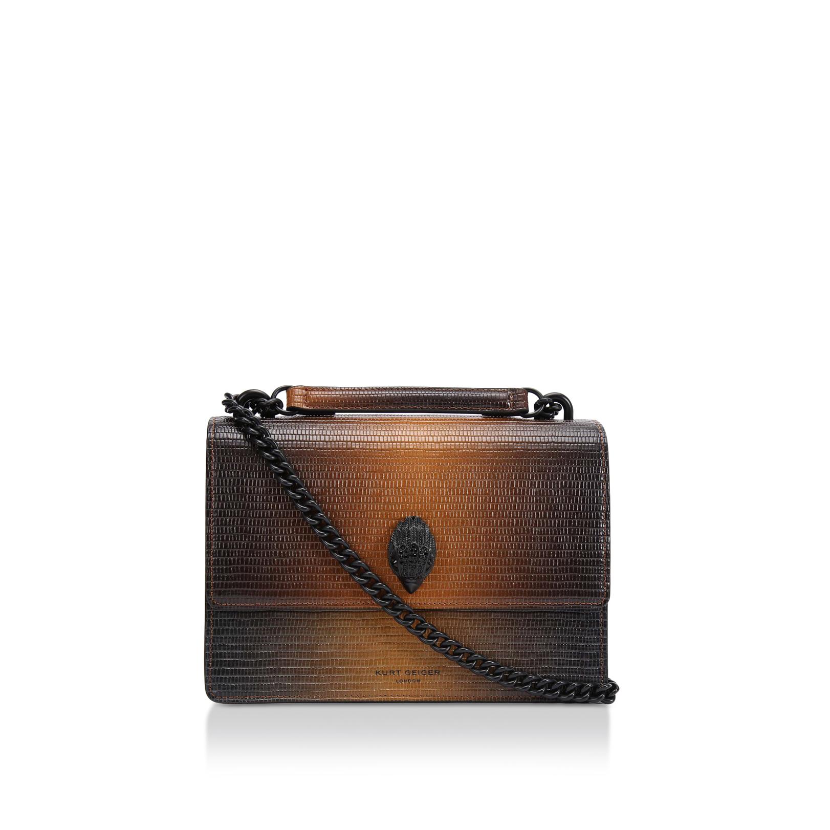Kurt Geiger London Women s Cross Body Bag Mid Brown Lizard