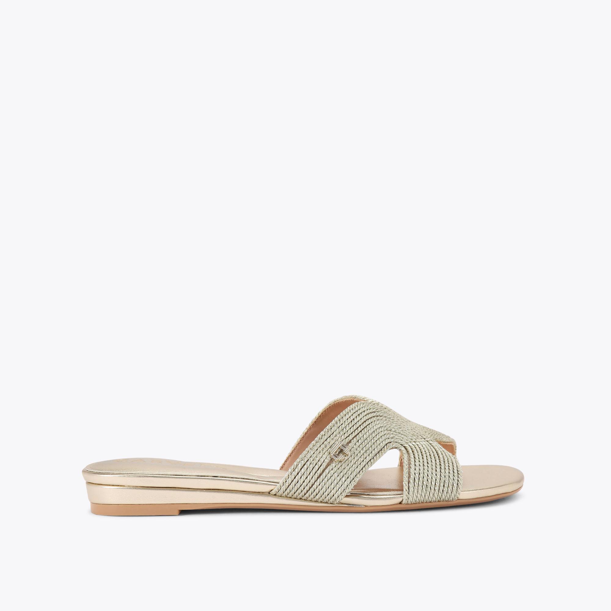 Carvela sooty gold top