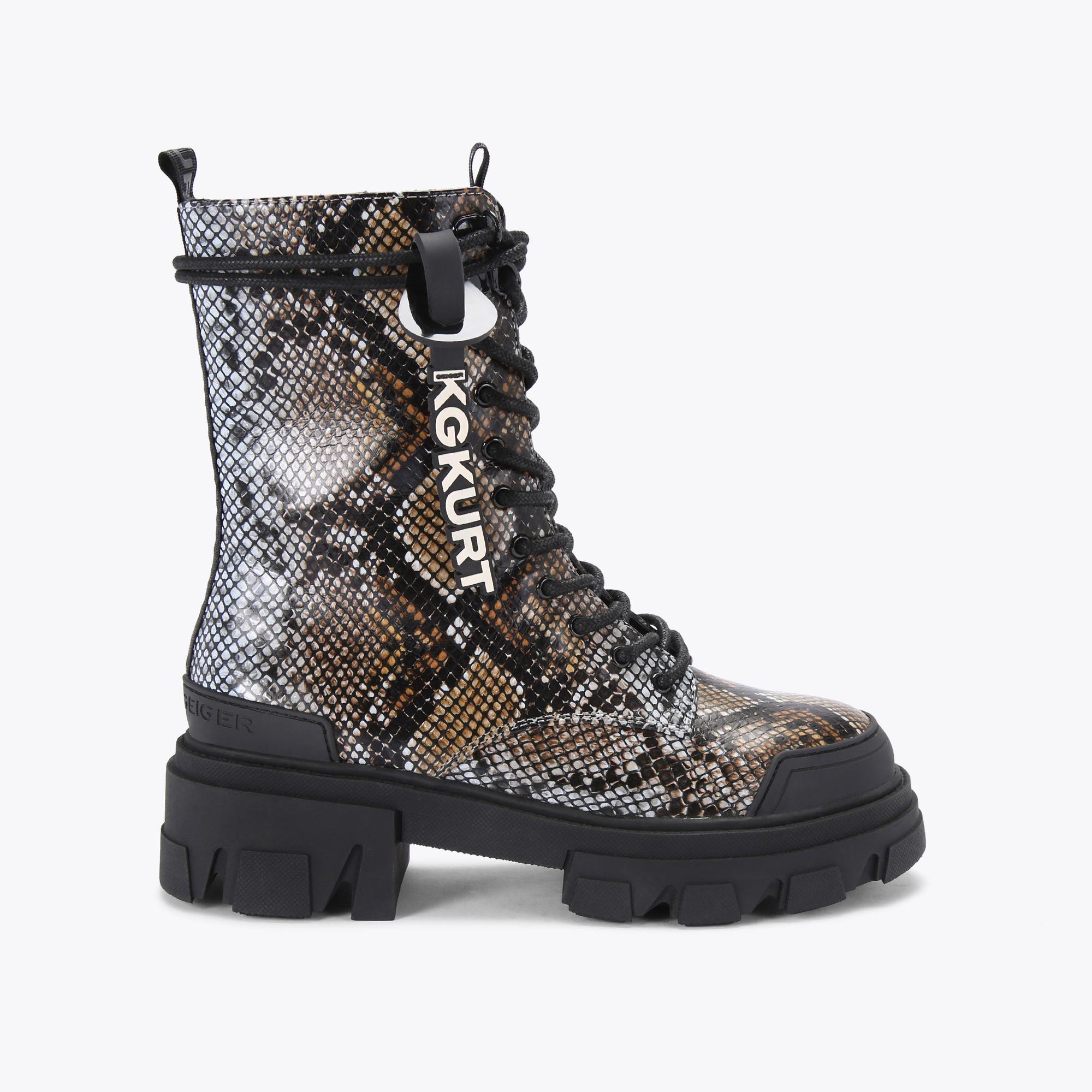 Kurt geiger denny black croc new arrivals