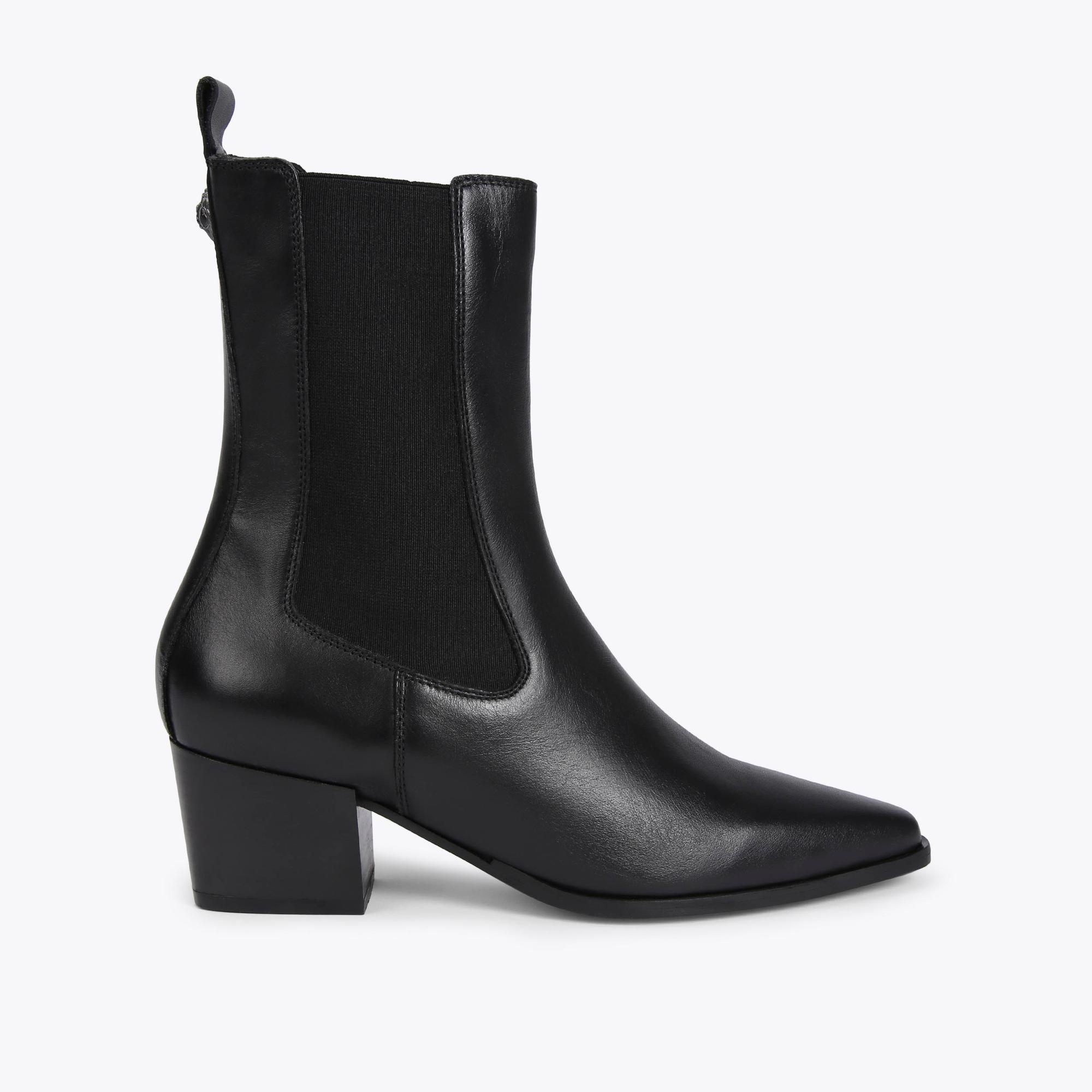 Kurt geiger denny black croc discount