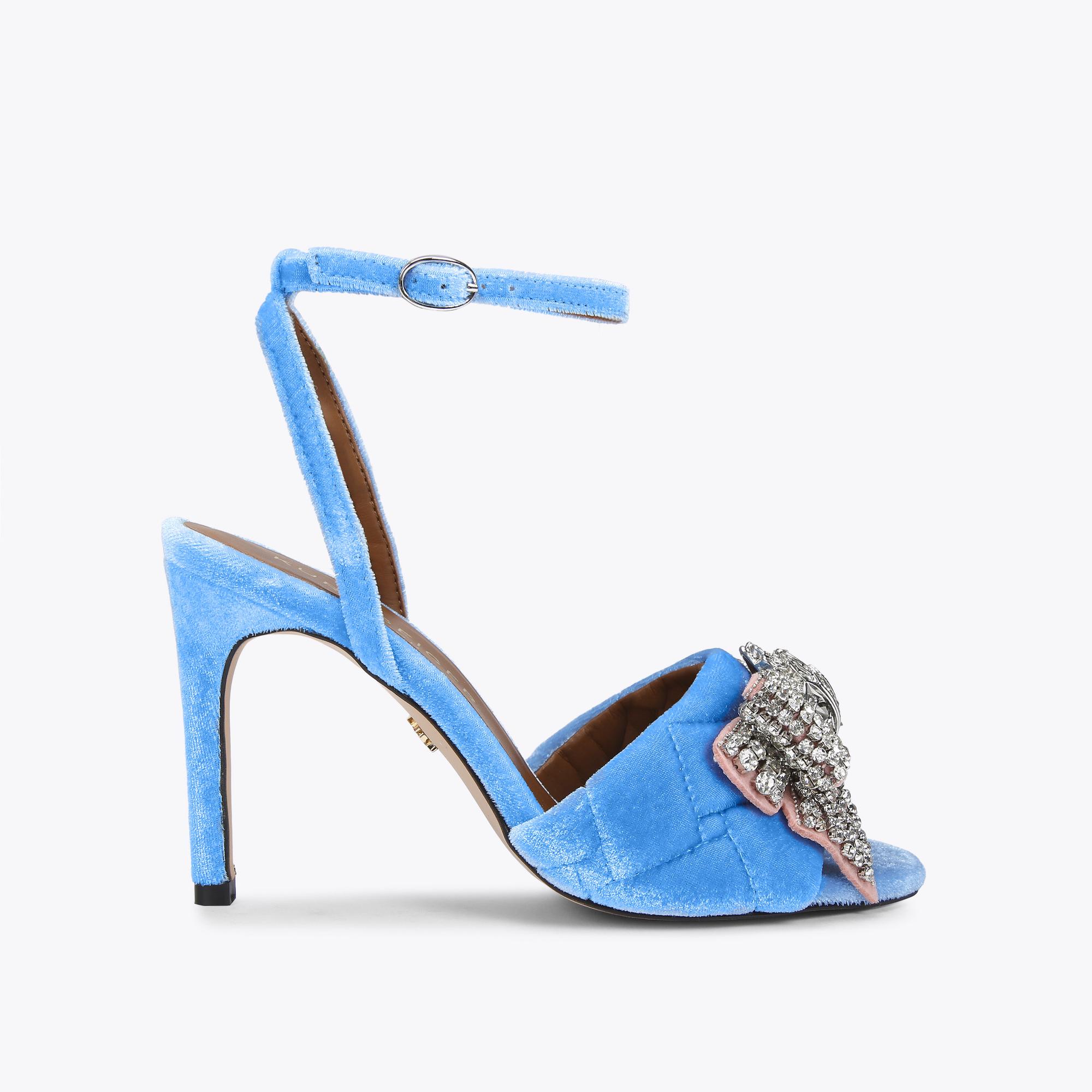 Michael Michael Kors Erika Ankle Strap Nude Embellished High