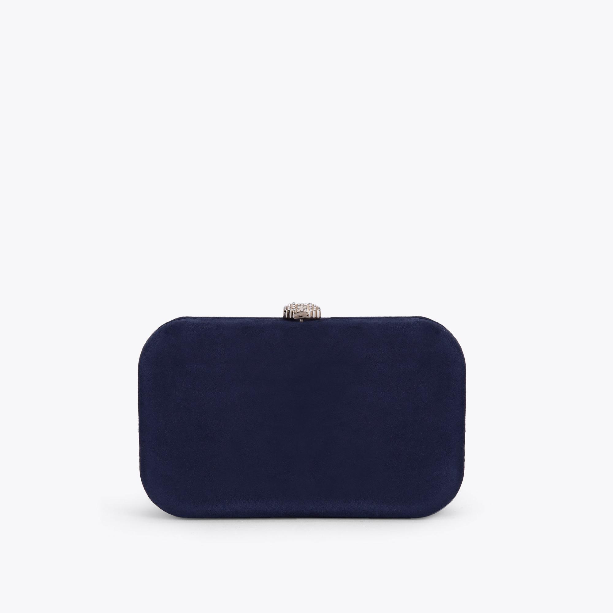 Carvela dylan clutch bag navy top