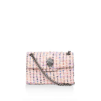 Kurt geiger pink tweed clearance bag