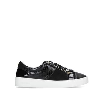 carvela snake print trainers