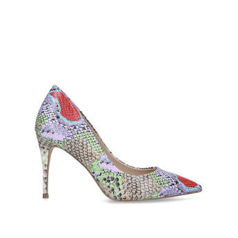 Aldo Traycey Multi Coloured Snake Print Court Shoes Compare