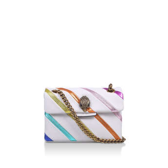 KURT GEIGER LONDON Rainbow Crystal Medium Kensington Bag - 150th  Anniversary Exclusive | Bloomingdale's