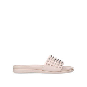 Nude studded sliders sales