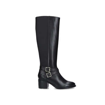 carvela wasp knee high boots black