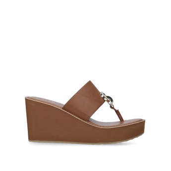 Aldo Dreamer - Tan Wedge Sandals | £34 