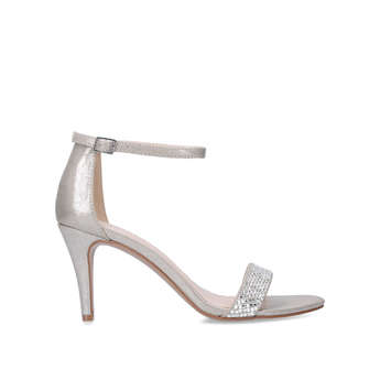 Carvela kink sandals silver clearance