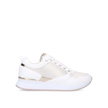 Aldo Genica - White Lace Up Trainers 