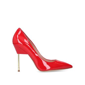 Kurt Geiger London Britton Red High Heel Court Shoes Compare