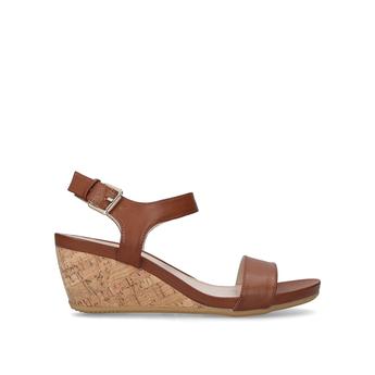 Carvela tan wedge sandals outlet