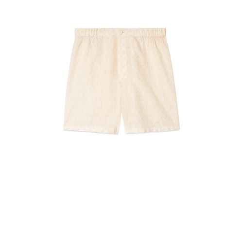 GG embroidered cotton shorts