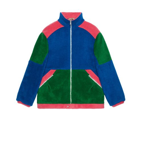 gucci x north face fleece jacket