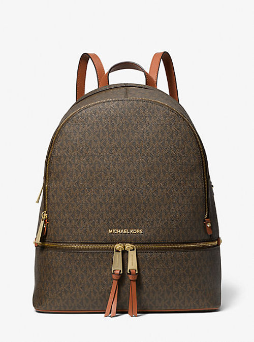 MK Rhea Large Logo Backpack -...