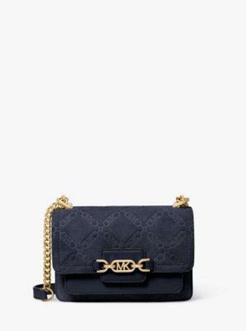 Karlie Small Two-Tone Snake Embossed Leather Crossbody Bag