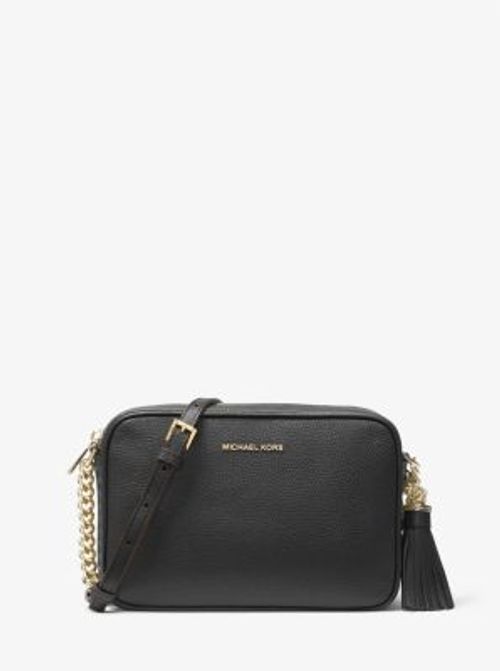 Jet Set Medium Pebbled Leather Crossbody Bag