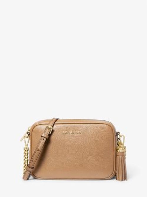 Jet Set Medium Pebbled Leather Crossbody Bag