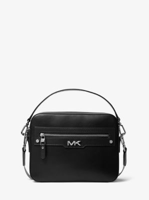 MK Varick Leather Camera Bag Black Michael Kors 399.00 Grazia