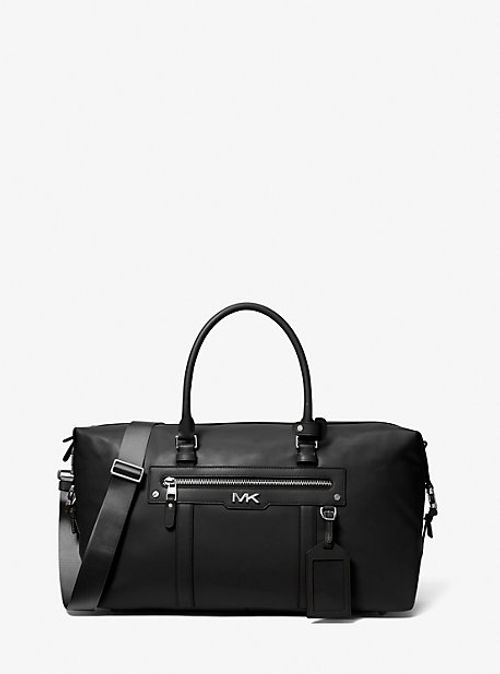 MK Varick Leather Duffel Bag...