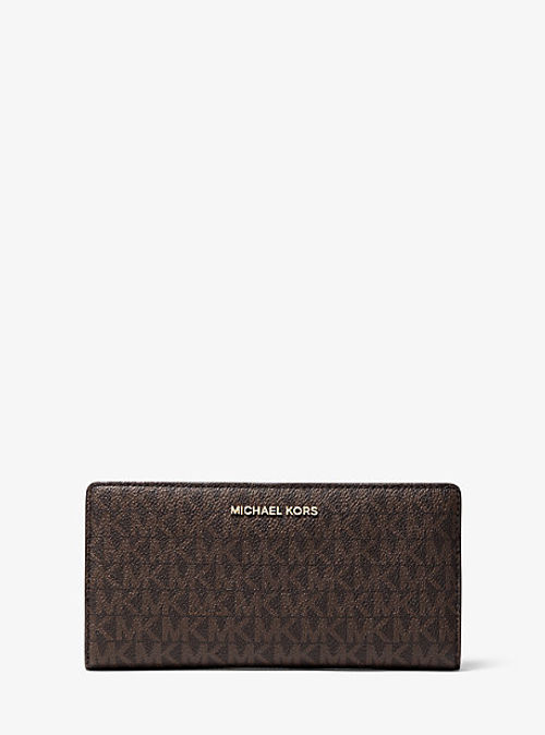 MK Large Logo Slim Wallet -...