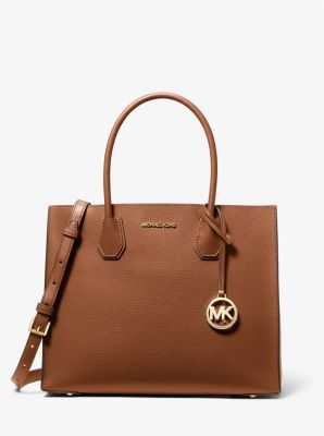 Michael kors mercer large pebbled accordion tote online